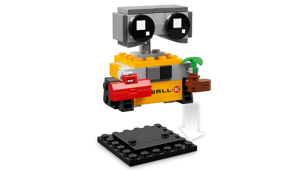 BrickHeadz™ Disney•Pixar EVE & WALL•E 40619 Building Toy Kit (155 Pieces)