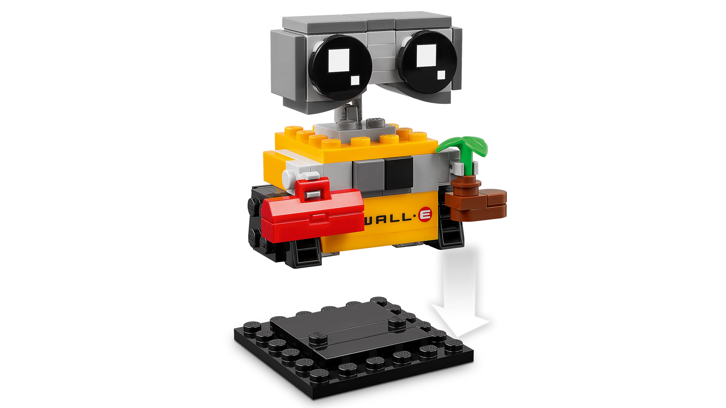 BrickHeadz™ Disney•Pixar EVE & WALL•E 40619 Building Toy Kit (155 Pieces)