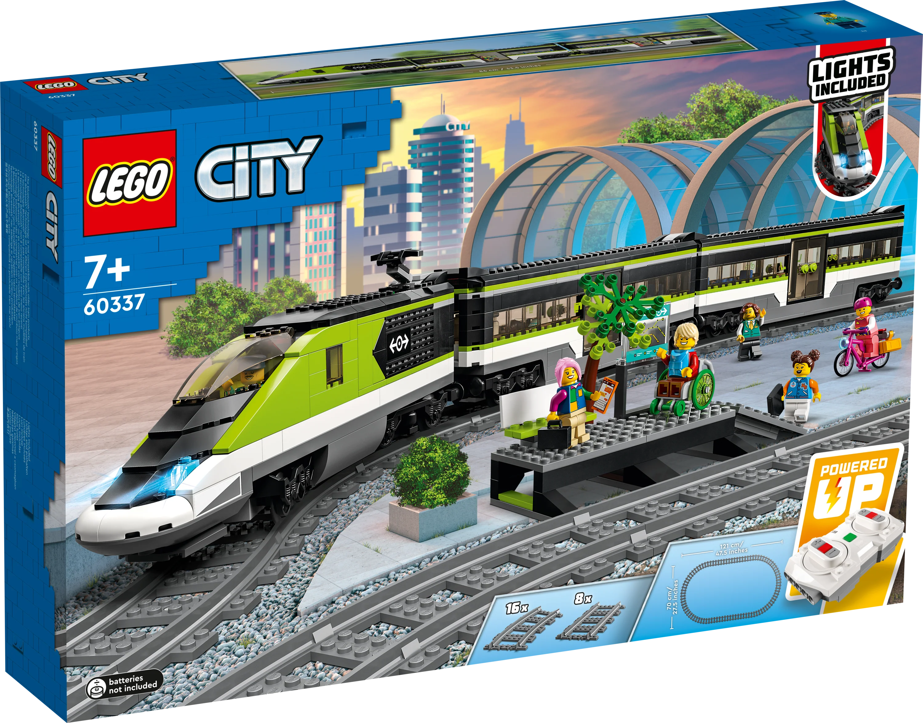 City Express Passenger Train 60337 Building Kit (764 Pieces)