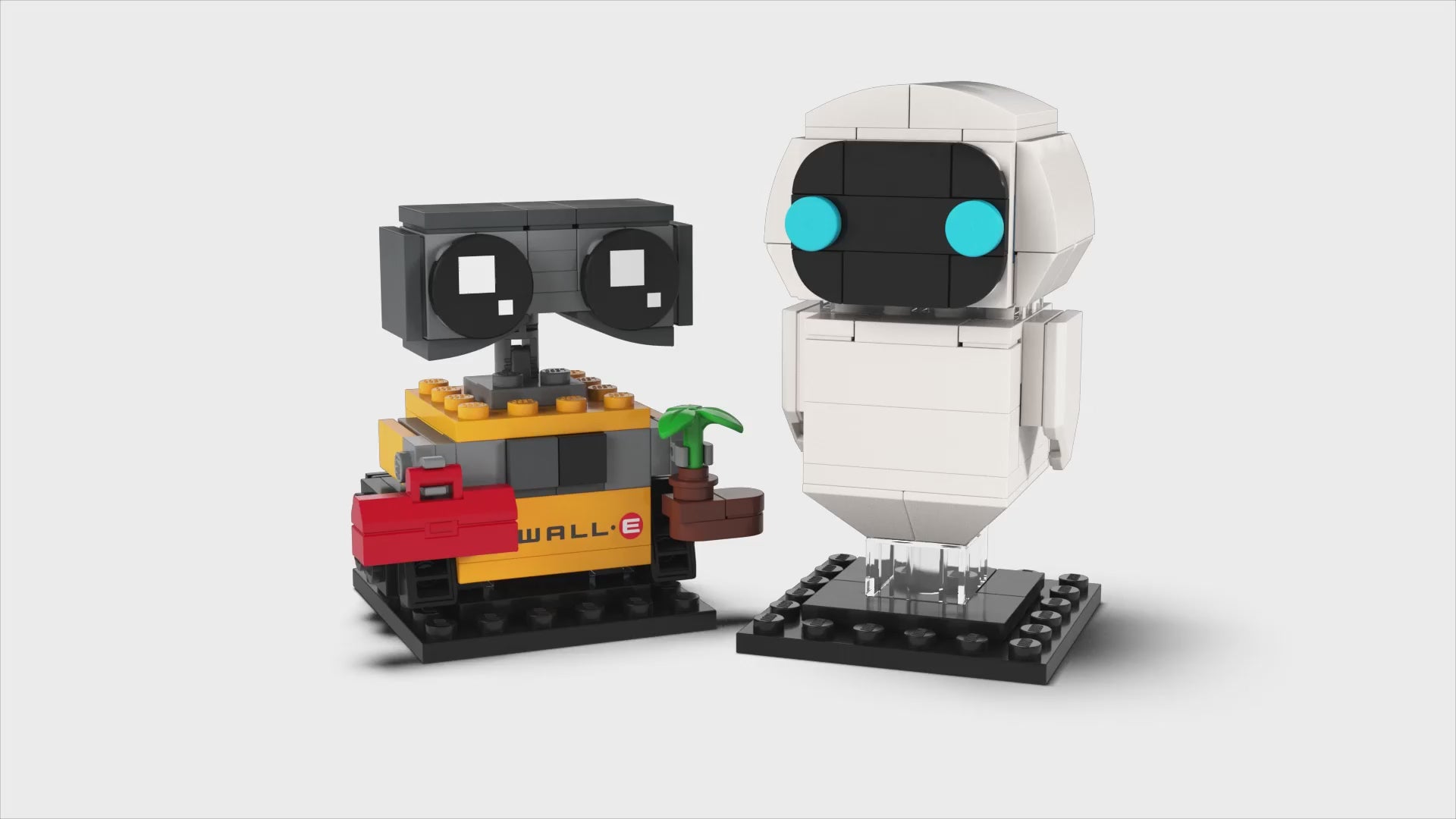 BrickHeadz™ Disney•Pixar EVE & WALL•E 40619 Building Toy Kit (155 Pieces)